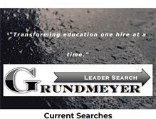 Tablet Screenshot of grundmeyerleadersearch.com
